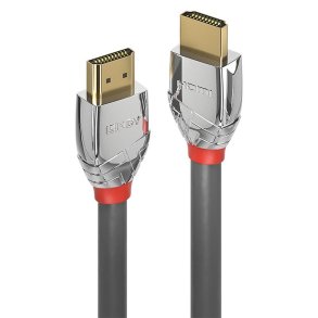 Lindy - 10m Standard HDMI Cable, Cromo Line - 10 m - HDMI Type A (Standard) - Male - Straight - Grey - 4096 x 2160