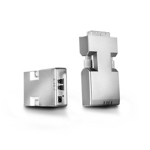 Lindy - 1500m Fibre Optic DVI-D Single Link Extender - DVI - 1 - DVI-D - Silver - 1920 x 1200 pixels - 1500 m