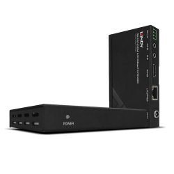 Lindy - 70m Cat.6 HDMI 4K30, IR and RS-232 HDBaseT Extender with PoC - AV transmitter &amp; receiver - Cat5e, Cat6, Cat7 - 7