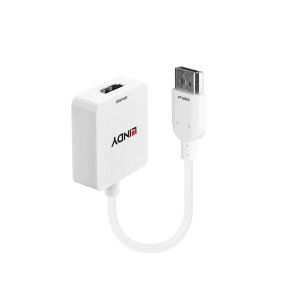 Lindy - HDMI 1.4 to DisplayPort 1.1 Converter - Straight - HDMI Type A (Standard) - DisplayPort - Female - Male - 3840 x