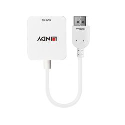 Lindy - HDMI 1.4 to DisplayPort 1.1 Converter - Straight - HDMI Type A (Standard) - DisplayPort - Female - Male - 3840 x
