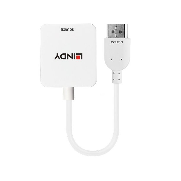 Lindy - HDMI 1.4 to DisplayPort 1.1 Converter - Straight - HDMI Type A (Standard) - DisplayPort - Female - Male - 3840 x