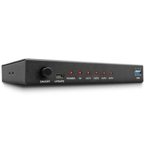 Lindy - 4 Port HDMI 10.2G Splitter - HDMI - 4x HDMI - 4 - Black - 4096 x 2160 pixels - 1920 x 1080 (HD 1080), 4096 x 216