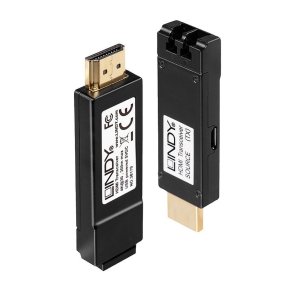Lindy - 300m Fibre Optic HDMI 4K30 Extender - AV transmitter & receiver - 3840 x 2160 pixels - 300 m - 1080p, 2160p - 38