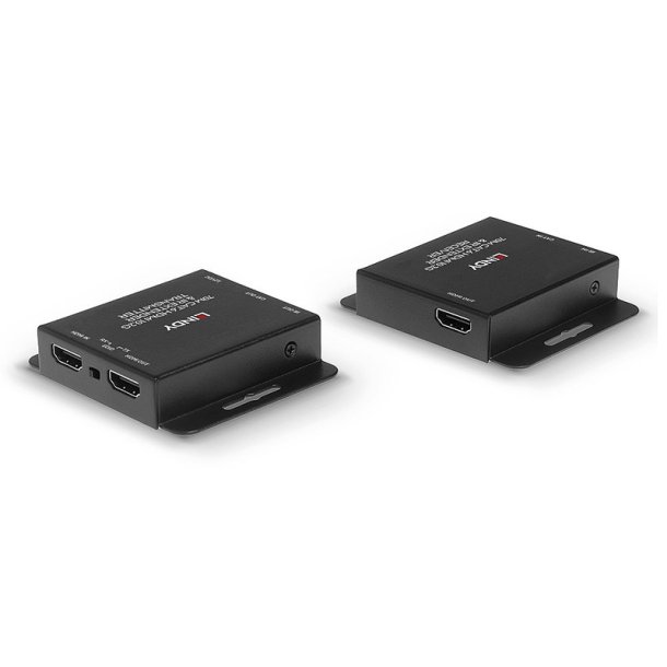 Lindy - 70m Cat.6 HDMI 4K30 and IR Extender with PoC and Loop Out - AV transmitter &amp; receiver - 3840 x 2160 pixels - Cat