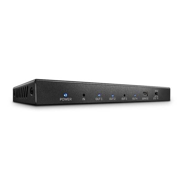 Lindy - 4 Port HDMI 18G Splitter - HDMI - 4x HDMI - 2.0 - 5 - Black - Metal