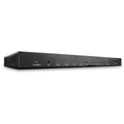 Lindy - 8 Port HDMI 2.0 18G Splitter - HDMI - 8x HDMI - 9 - Black - Metal - 3840 x 2160 pixels