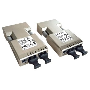 Lindy - 500m Fibre Optic DVI-D Single Link Extender - AV transmitter & receiver - 1920 x 1200 pixels - Fiber - 500 m - M