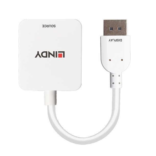 Lindy - HDMI 18G to DisplayPort 1.2 Converter - Straight - DC - 0.095 m - HDMI Type A (Standard) - DisplayPort - Female