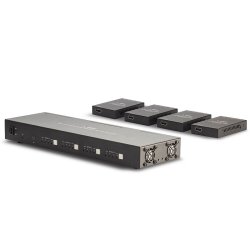 Lindy - 70m Cat.6 4x4 HDMI 4K60 Matrix Extender - AV transmitter &amp; receiver - 3840 x 2160 pixels - Cat6 - 70 m - 60 Hz -
