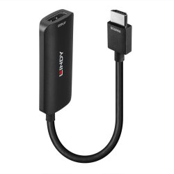 Lindy - HDMI 8K60 to DisplayPort 1.4 Converter - Straight - USB - 0.157 m - HDMI Type A (Standard) - DisplayPort - Male