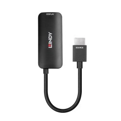 Lindy - HDMI 8K60 to DisplayPort 1.4 Converter - Straight - USB - 0.157 m - HDMI Type A (Standard) - DisplayPort - Male