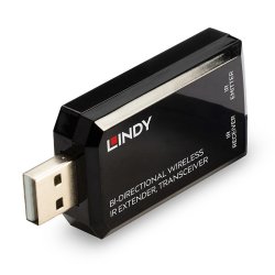 Lindy - Bi-directional Wireless IR Extender, Transceiver - AV transmitter &amp; transceiver - 150 m - AMICCOM A7129 - 20 - 6