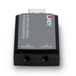 Lindy - Bi-directional Wireless IR Extender, Transceiver - AV transmitter &amp; transceiver - 150 m - AMICCOM A7129 - 20 - 6
