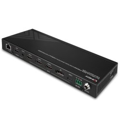 Lindy - 5 Port Seamless Presentation Switch HDBaseT Extender - Transmitter - AV transmitter - 3840 x 2160 pixels - Cat6 