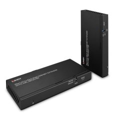 Lindy - 70m Cat.6 HDMI 4K60, Audio, IR and RS-232 HDBaseT Extender with ARC - AV transmitter &amp; receiver - 3840 x 2160 pi