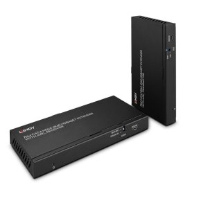 Lindy - 70m Cat.6 HDMI 4K60, Audio, IR and RS-232 HDBaseT Extender with ARC - AV transmitter & receiver - 3840 x 2160 pi