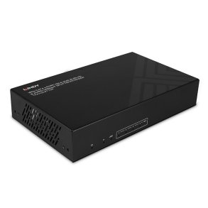 Lindy - 100m Cat.6 4 Port HDMI 4K60 HDBT Splitter Extender - HDMI - 2.0 - 4 - 2 - 8 - 3.5 mm