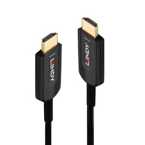 Lindy - 10m Fibre Optic Hybrid Ultra High Speed HDMI Cable - 10 m - HDMI Type A (Standard) - Male - Straight - Black - 2