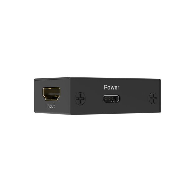 Lindy - HDMI 8K60 Repeater - AV repeater - 48 Gbit/s - Metal - Black - CE, UKCA, FCC, RoHS, REACH &amp; California Propositi