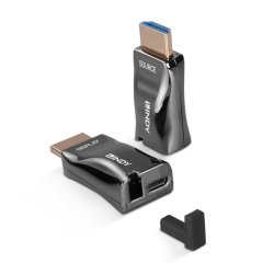 Lindy - 300m Fibre Optic HDMI 4K60 Dongle Extender - AV transmitter &amp; receiver - 3840 x 2160 pixels - 300 m - 60 Hz - 85