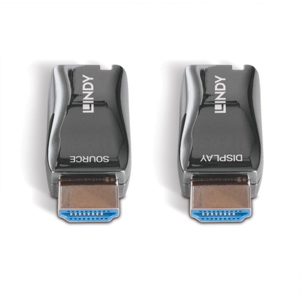 Lindy - 300m Fibre Optic HDMI 4K60 Dongle Extender - AV transmitter &amp; receiver - 3840 x 2160 pixels - 300 m - 60 Hz - 85