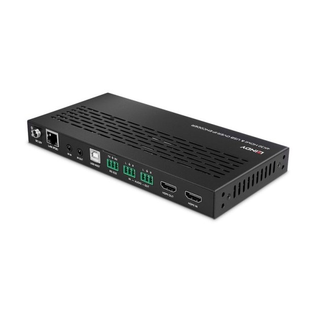 Lindy - 4K30 HDMI and USB over IP System - Encoder - AV transmitter - 3840 x 2160 pixels - Cat6 - 100 m - 30 Hz - IP