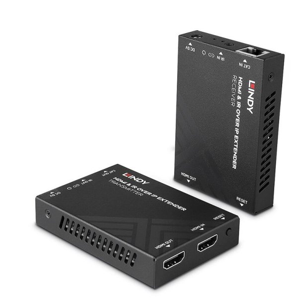 Lindy - HDMI and IR over IP Extender - AV transmitter &amp; receiver - 1920 x 1080 pixels - Cat5e, Cat6 - 150 m - SSC337DE -