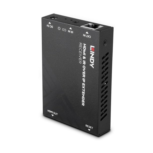 Lindy - HDMI and IR over IP Extender - Receiver - AV receiver - 1920 x 1080 pixels - Cat5e, Cat6 - 150 m - SSD203D - 60 
