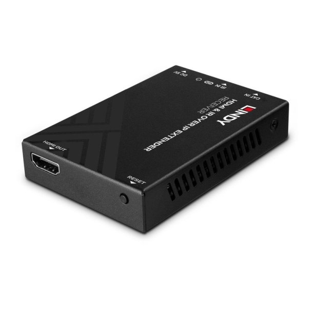 Lindy - HDMI and IR over IP Extender - Receiver - AV receiver - 1920 x 1080 pixels - Cat5e, Cat6 - 150 m - SSD203D - 60 