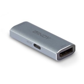 Lindy - DisplayPort 1.4 Repeater - AV repeater - 7680 x 4320 pixels - 40 m - 32.4 Gbit/s - Aluminium - Silver