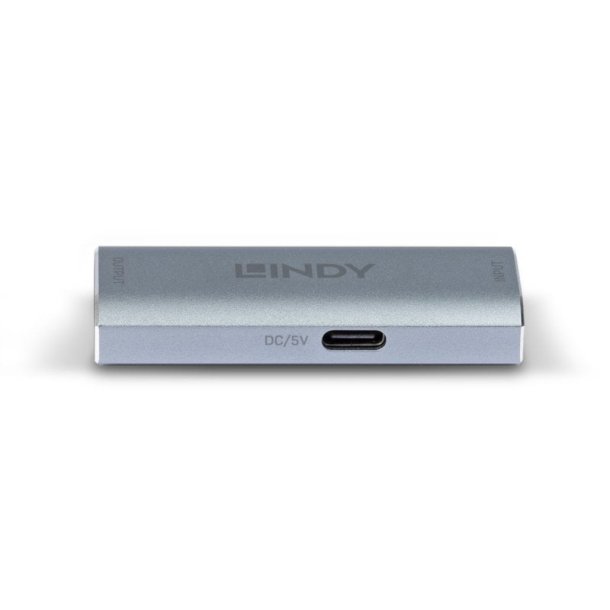 Lindy - DisplayPort 1.4 Repeater - AV repeater - 7680 x 4320 pixels - 40 m - 32.4 Gbit/s - Aluminium - Silver