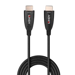 Lindy - 70m Fibre Optic Hybrid HDMI 8K60 Cable - 70 m - HDMI Type A (Standard) - Male - Straight - Black - 2.1
