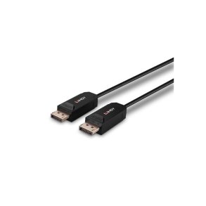 Lindy - 50m Fibre Optic Hybrid DP 2.0 UBHR10 Cable - Straight - Gold - 2.0 - 7680 x 4320 pixels - 3840 x 2160, 7680 x 43
