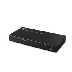 Lindy - 2 Port HDMI 8K60 Splitter with Audio - HDMI - 2x HDMI - 2.1 - 2 - 1 - 3.5 mm