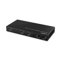 Lindy - 2 Port HDMI 8K60 Splitter with Audio - HDMI - 2x HDMI - 2.1 - 2 - 1 - 3.5 mm