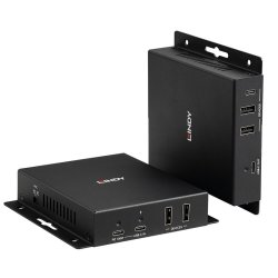 Lindy - 39347 - AV transmitter &amp; receiver - 3840 x 2160 pixels - Cat6a - 100 m - VS3000 - 18 Gbit/s
