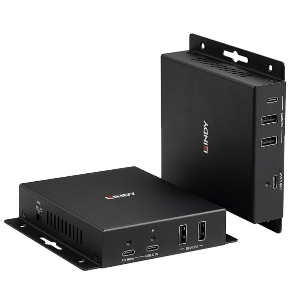Lindy - 39347 - AV transmitter &amp; receiver - 3840 x 2160 pixels - Cat6a - 100 m - VS3000 - 18 Gbit/s