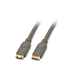 Lindy - 2m HDMI CAT2 - 2 m - HDMI Type C (Mini) - Male - Straight - Black - 10.2 Gbit/s