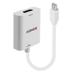 Lindy - Mini DisplayPort 1.2 to HDMI 2.0 18G Active Converter - Mini DisplayPort - HDMI Type A (Standard) - Male - Femal
