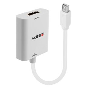 Lindy - Mini DisplayPort 1.2 to HDMI 2.0 18G Active Converter - Mini DisplayPort - HDMI Type A (Standard) - Male - Femal