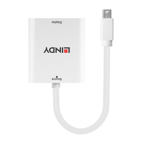 Lindy - Mini DisplayPort 1.2 to HDMI 2.0 18G Active Converter - Mini DisplayPort - HDMI Type A (Standard) - Male - Femal