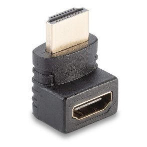 Lindy - HDMI Female to HDMI Male 90 Degree Right Angle Adapter - Up - HDMI - Male - Female - Gold - 19-Pin - A