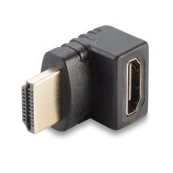 Lindy - HDMI Female to HDMI Male 90 Degree Right Angle Adapter - Up - HDMI - Male - Female - Gold - 19-Pin - A