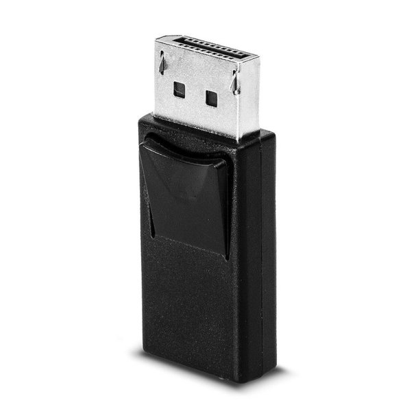 Lindy - DisplayPort to Mini DisplayPort Adapter - DisplayPort - Mini DisplayPort - Male - Female - Gold - Black