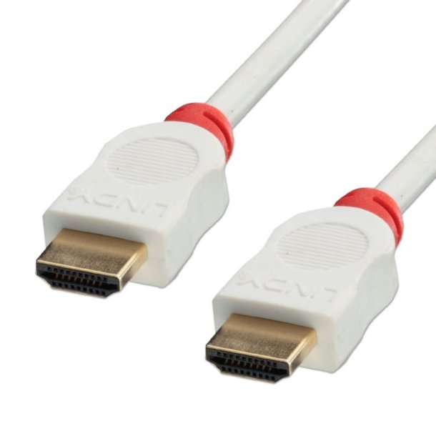 Lindy - 41413 - 3 m - HDMI Type A (Standard) - Male - Red, White - 1080p - Gold