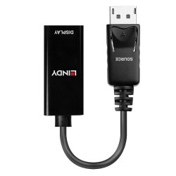 Lindy - DisplayPort 1.2 to HDMI 1.4 Converter - Straight - 0.15 m - DisplayPort - HDMI - Male - Female