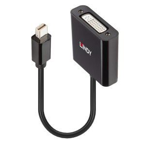 Lindy - Mini DisplayPort to DVI Active Converter - Mini DisplayPort - DVI-D - Male - Female - Straight - 1.2