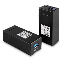 Lindy - 200m Fibre Optic USB 3.0 Extender - AV transmitter &amp; receiver - 200 m - Metal - Black - CE, UKCA, FCC, RoHS, REA
