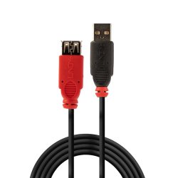 Lindy - 5m USB 2.0 Active Extension Slim - USB 2.0 - USB A - Male - Female - Straight - 24/28